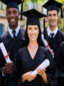 1 pièce/5 pièces Toque de graduation noire 2026 avec gland, chapeau pour adulte avec impression par sublimation, bord élastique, réglable mat unisexe pour cérémonie de remise de diplôme de bachelier ou de master - A - Voir 3