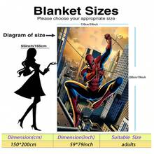 Marvel 这款主题法兰绒毯采用经典的漫画插画风格。背景描绘了黄昏时分的城市天际线，充满活力与张力。人物色彩鲜明醒目，极具辨识度，兼具美观与实用性。它可用作沙发毯、午睡毯或装饰性床上用品，带来温暖舒适的触感。 - 彩色 - 查看 18
