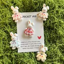 Lindo set de regalo de Pascua con huevos de Pascua y conejos de resina, regalo de Pascua de moda, adecuado para regalos de fiesta de Pascua para maestros, amigos y familiares - Ver 6