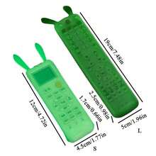 Silicone Remote Control Cover With Cute Rabbit Ears - Fits TVs, Air Conditioners And Various Electronic Devices, Battery-Free - Multicolor - View 5