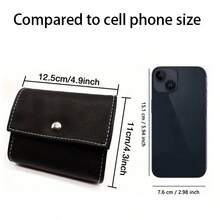 7-Day Pill Organizer With 4 Compartments Per Day, Faux Leather Case - Multicolor - View 4
