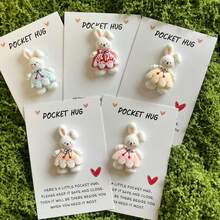 Lindo set de regalo de Pascua con huevos de Pascua y conejos de resina, regalo de Pascua de moda, adecuado para regalos de fiesta de Pascua para maestros, amigos y familiares - Ver 1