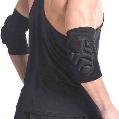 قطعة واحدة أكمام سميكة للكوع مع وسادة كوع إضافية، مناسبة للكرة السلة والكرة القدم والرقص والتنزه والياقة البدنية (قطعة واحدة)