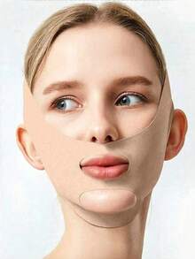 Fashionable Lifting & Firming Bandage - Petite V-Face Shaper, Comfortable Ice Silk Material, Daily Lifting & Firming Mask - Multicolor - View 4