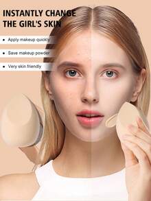 25PCS Makeup Tools Set Including:20PCS Makeup Brush Set+5PCS Makeup Sponges - Black - View 7