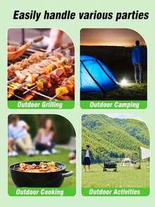 8升/28盎司可折叠便携式户外露营水袋，带阀门，储水袋，可收纳应急水瓶，男女通用，适用于露营、旅行、徒步、野餐、烧烤、应急备用，户外必备配件 - 彩色 - 查看 8