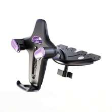 1个360度可调节磁吸手机支架，适用于家用健身器材、车载CD槽、多功能手机导航支架 - 彩色 - 查看 12