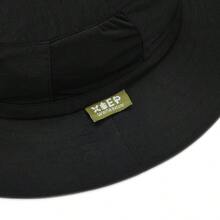 XTEP黑色渔夫帽，休闲百搭运动帽 - 黑色 - 查看 4