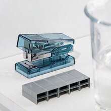 Transparent Stapler Set With Staples, Classic Office Supplies Suitable For Daily Office And Study - Sets - View 2