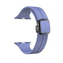 Magnetic Buckle Strap Compatible With Apple Watch Band Ultra 2 3 49mm 45 44 40 41 42mm-46mm Silicone Bracelet Ultra Series 10 7 6 3 8 9 Smart Watch Replacement Strap - Multicolor - View 14