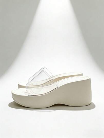 Women's Summer Platform Shoes, Women's Thick-Soled Shoes, Elegant Women's Canvas Shoes, Platform Sandals, Elegant Women's Sandals, Platform Shoes, Eid Gift, High Heel Sandals, Women's Sandals, Ladies Sandals, Thick-Soled Sandals, Sandals, Women's Thick-Soled Sandals, Women's Platform, White Sandals