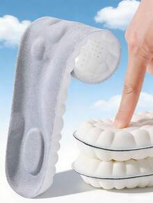 1 đôi lót giày cao su latex giảm sốc, hỗ trợ vòm chân, thấm hút mồ hôi, tăng chiều cao. Thích hợp cho cả nam và nữ khi đứng lâu (văn phòng, mua sắm, hoạt động ngoài trời), giá để giày, tiết kiệm không gian lưu trữ, ngoài trời, sân vườn, đồ dùng cần thiết khi đi du lịch, di động, đồ dùng cần thiết khi đi biển, mùa tốt nghiệp, lễ tốt nghiệp, quà tốt nghiệp, quà tặng tốt nghiệp, chúc mừng tốt nghiệp, chúc mừng người tốt nghiệp, thủ khoa, hoàn thành chương trình học, tiệc tốt nghiệp - trắng - Xem 2