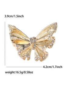 Luxury Glossy Bow Brooches - Fashion Novelty Pins For Women Unisex Casual Party Jewelry Accessories / Friends Gifts Badges Decoration - Bow - View 7
