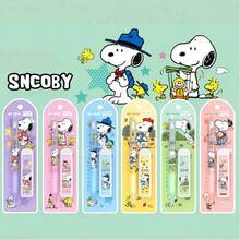SNOOPY 1支可爱卡通高品质画笔，款式随机，是学生、情人节、复活节的理想礼物 - 彩色 - 查看 6
