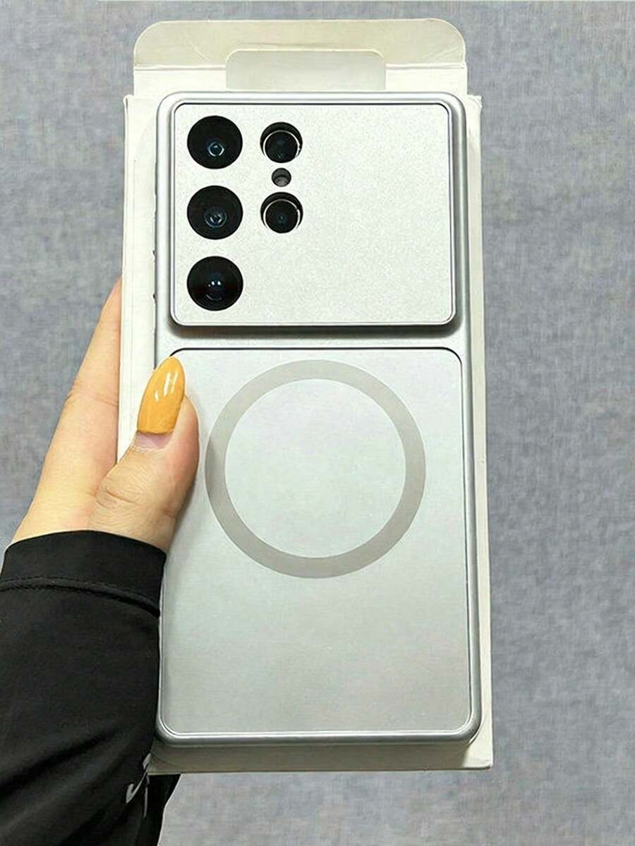 Magnetic Phone Case For Samsung Galaxy S26 Ultra S25 Ultra S24 S23 Ultra, Large Window Matte Anti-Drop Protective Cover