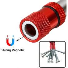 2pcs Adjustable Depth Screwdriver Bit Holder Magnetic Steel Screwdriver Bits For Drywall, 1/4" Hex Shank With 2pcs S2 Screwdriver Bits - One Size Fits All - View 7