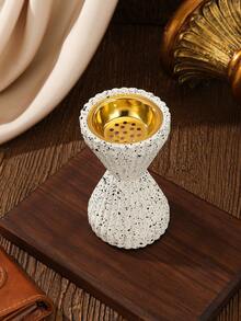 奢华阿拉伯树脂香炉，传统沉香香炉，内衬金色，中东斋月和开斋节家居装饰 - A018 - 查看 4