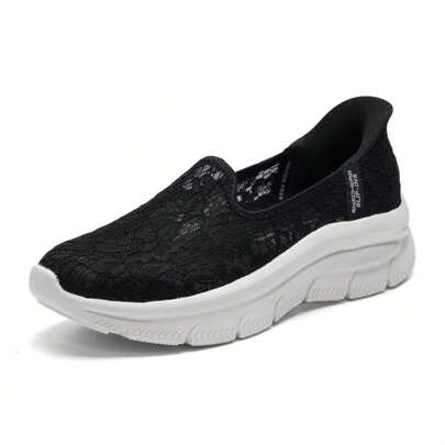 Skechers 女士休閒鞋2026全新 MODERN COMFORT 系列女士休閒鞋舒適戶外運動鞋 158858-BLK