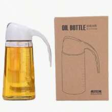 Botella Aceitera De Vidrio Antigoteo Automática - Ver 1