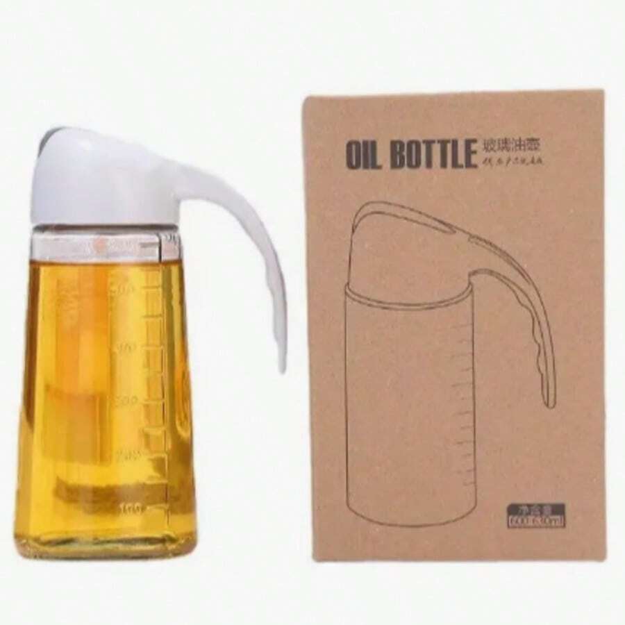 Botella Aceitera De Vidrio Antigoteo Automática - Ver 1