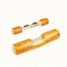 1/2 Sets Inflatable Pool Battle Game With Riding Floats And Paddles, Floating Pool Seats - Wood Grain - View 7