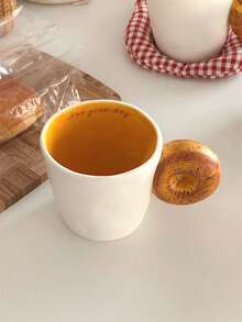 Donut Handle Cute Cartoon Ceramic Mug, Creative New Year Gift For Women, Single Cup Gift - Donut Cups - View 5