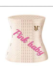 Abdominal Shaping Belt, Waist Slimming, Fat Burning, With 6 Adjustable Front Closures. - đen - Xem 7