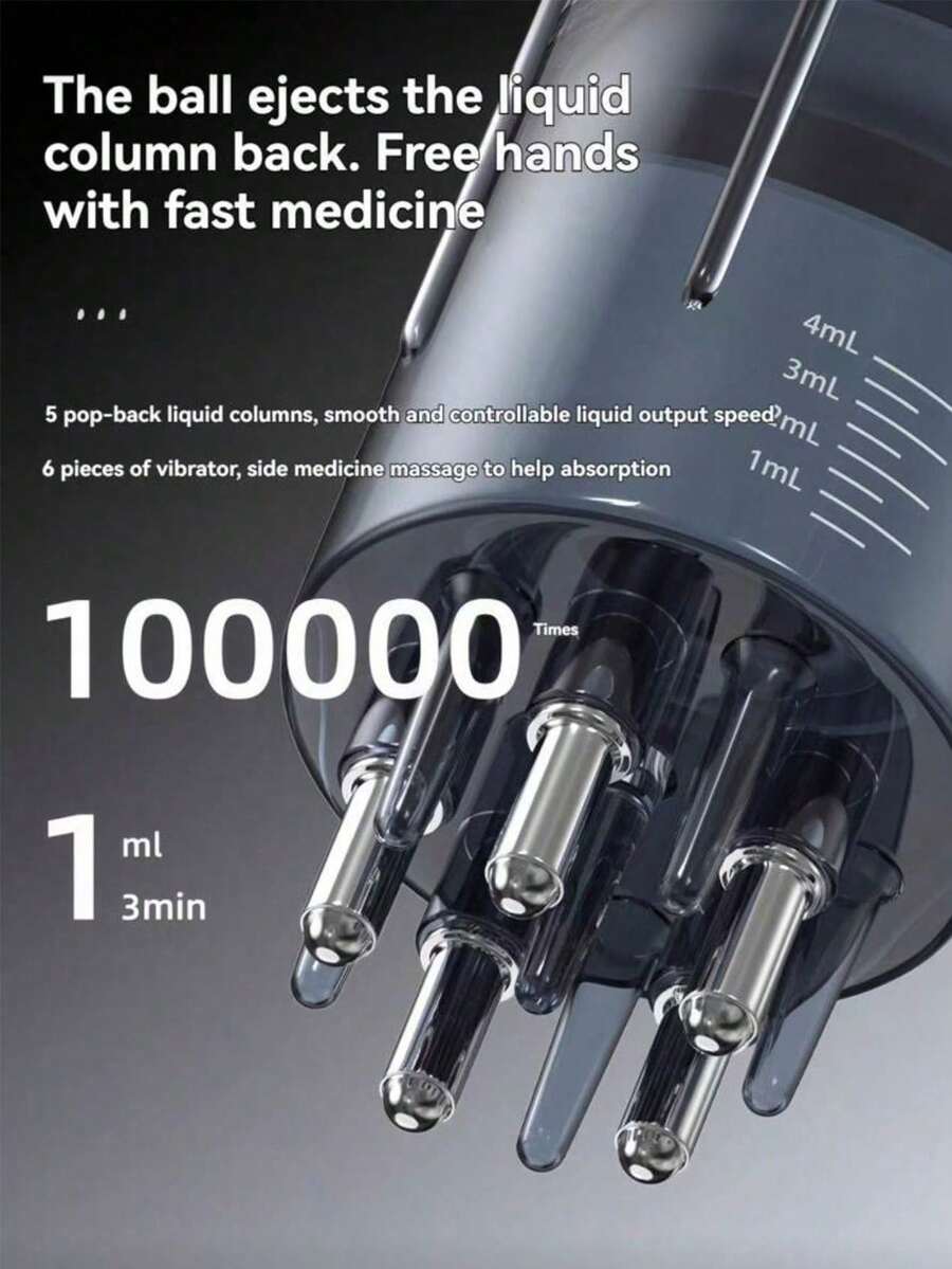 1pc Mini Oil Comb, Scalp Massager, Hair Growth Serum Comb, Essence, Nourishing Liquid, Conditioner, Essential Oil Applicator Comb - Precisely Delivers Liquid Or Oil To Hair Roots