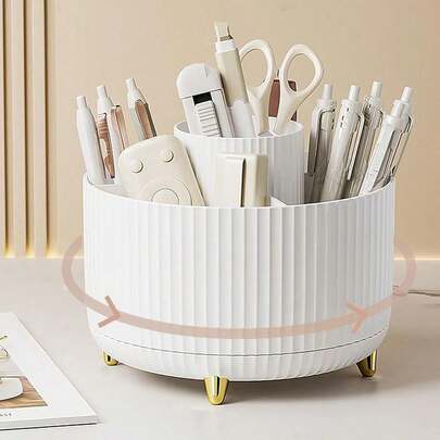 Giá đựng bút xoay, hộp đựng văn phòng phẩm để bàn, hộp đựng đồ dùng học tập cho bé trai và bé gái, hộp sắp xếp bàn học cho trẻ em, hộp đựng bút dung tích lớn đựng đồ dùng văn phòng, giá đựng cọ trang điểm, kệ đựng đồ.