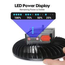 1PC ABS Multifunctional Camping Fan Light Outdoor Portable LED Rechargeable Waterproof Tent Camping Lighting - Multicolor - View 2
