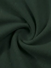 Áo Polo công sở mùa hè nhẹ, áo thun thể thao tay ngắn thường ngày, áo lót nam màu trơn, áo thun cài nút màu trơn, áo mỏng nhẹ thoáng khí. - xanh quân đội - Xem 4