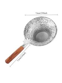 Rosewood & Ebony Wood Tea Infuser, Tea Filter, Tea Separator, Tea Strainer, Tea Accessories, Tea Brewing Tool - Multicolor - View 2