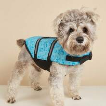 1pc Pet Life Jacket, Dog Swimming Vest, Summer Pet Water Clothes, Dog Anti-Drowning Clothes, Poodle Life Jacket, Dog Swimsuit, Pet Buoyancy Clothes, Pet Supplies, Suitable For Medium And Small Cats And Dogs - Multicolor - View 8