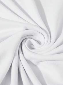 Disney Mickey Mouse" Pattern Print T-Shirt, Round Neck Pullover Women's Casual Sporty Short-Sleeve Top - 白色 - 查看 5