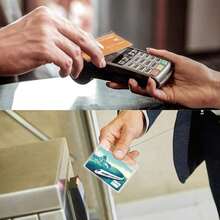 10pcs/Pack Extra Thick ID Card Holder, Heavy Duty Waterproof Transparent PVC Horizontal Sleeve, Resealable, 10pcs Set - Horizontal10pack - View 6