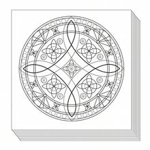 Mandala Coloring Book For Adults, Anti-Stress Floral Pattern Art Workbook, 24 Pages Of Intricate Circle Designs For Relaxation & Mindfulness, Creative Gift For Women Men Teens - Mandalas Coloring Book - View 8