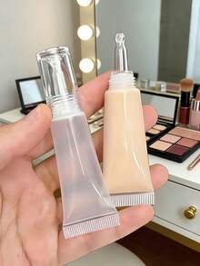 迷你旅行粉底液和精华液分装器 - 防漏便携式化妆品容器，适用于液体粉末，透明设计，非常适合旅行必备品、外出、出差、返校等。 - 彩色 - 查看 5