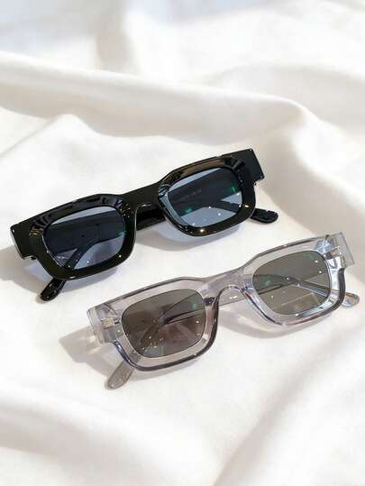 2 cặp kính thời trang đa năng phong cách đường phố Hàn Quốc, thích hợp cho du lịch, chụp ảnh và nghỉ dưỡng.