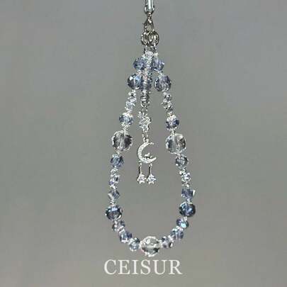 Bling Bling Transparent Ice Acrylic Summer Elegant Phone Lanyard