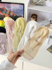 Women Invisible Socks - Multicolor - View 3