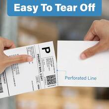 Marklife 4x6 Inch Thermal Shipping Labels 100/500PCS 100x150mm Self-Adhesive Folded Thermal Label Paper For Business Express Waybill - View 5