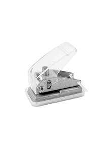 1pc 6mm Round Hole Mini Single Hole Punch, Non-Slip Detachable Base, Suitable For Scrapbooking, Handmade, Albums, Paper Cards, Back To School, School Supplies, Office Desk Accessories, Stationery, Handicrafts - Multicolor - View 9