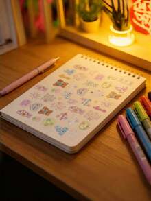 Kawaii Cute Bear Bunny Stickers For Journaling, Transparent Clear Pastel Aesthetic Waterproof Vinyl Stickers For Scrapbooking Planner Diary Stationery Laptop Phone Case Water Bottle DIY Crafts School Supplies Gift For Girls Teens Kids - To5547 - View 5