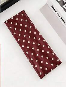 1/6条装女士波点发带，弹力宽幅布艺发箍，甜美优雅波西米亚风发饰，吸汗头巾，适合日常佩戴、健身、跑步、普拉提 | 复活节礼物，母亲节礼物 - 彩色 - 查看 8