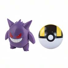 pokemon 6款正版宝可梦变形精灵球系列手办玩具，包括快龙、拉普拉斯、梦幻等动漫人物桌面摆件模型收藏玩具 - 彩色 - 查看 11
