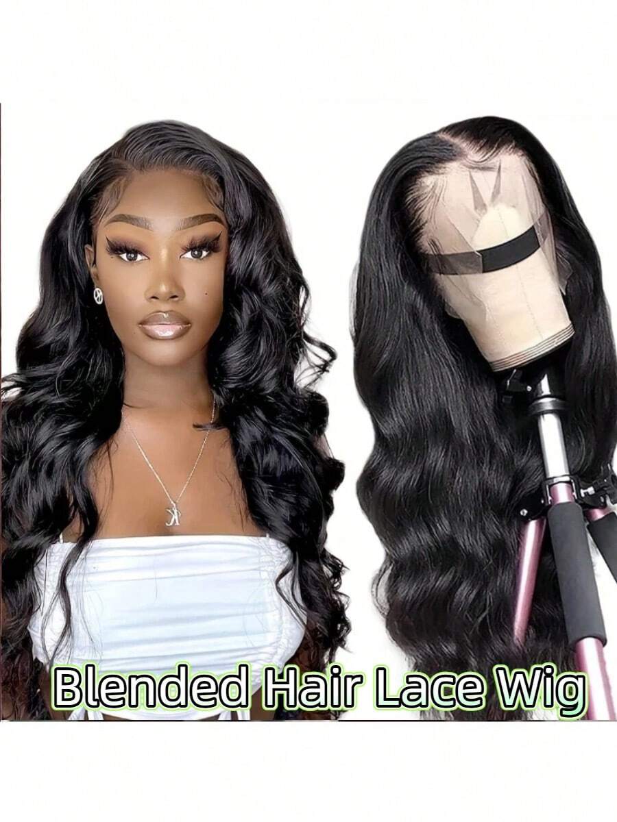 13*3 波浪卷蕾丝前假发 55.88-66.04 厘米 波浪卷蕾丝前合成假发 耐热假发