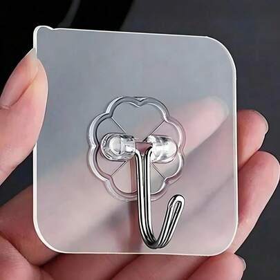 30 Móc Treo Tự Dính Chịu Lực Cao, Móc Dán Tường Chắc Chắn, Chống Nước, Chống Dầu, Không Để Lại Dấu Vết, Không Cần Khoan, Móc Dán Tháo Lắp Dễ Dàng, Dùng Cho Phòng Tắm, Nhà Bếp, Nhà Vệ Sinh, Văn Phòng, Cửa Tủ, Đồ Dùng Tổn Trách Treo Tường, Móc Lưu Trữ Đa Chức Năng.