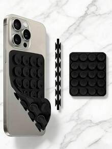 1pc Silicone Suction Cup Phone Case Mount Double Sided,Silicone Octo Cup Buddy Sticky Grip Holder For Cellphone, Hands-Free Phone Accessories Strong Grip Holder For Selfie And Video(28grain) Compatible With IPhone, Android Phone, Gift For Birthday, Family, Friends Gifts Birthday Bathroom Phone Holder Phone Stand Sticky Stand - 彩色 - 查看 1