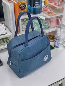 1 túi đựng cơm trưa cách nhiệt bền chắc - Túi có khóa kéo tái sử dụng giúp giữ thực phẩm tươi ngon - Tuyệt vời cho văn phòng, du lịch và dã ngoại. - Nhiều màu - Xem 10