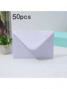 20/50个复古风格白色/黑色牛皮纸空白信封，大/中/迷你尺寸，适用于婚礼请柬、生日派对礼物、圣诞节庆祝活动 - 長方形 - 查看 18